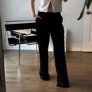 NA-KD black slit pants - 38